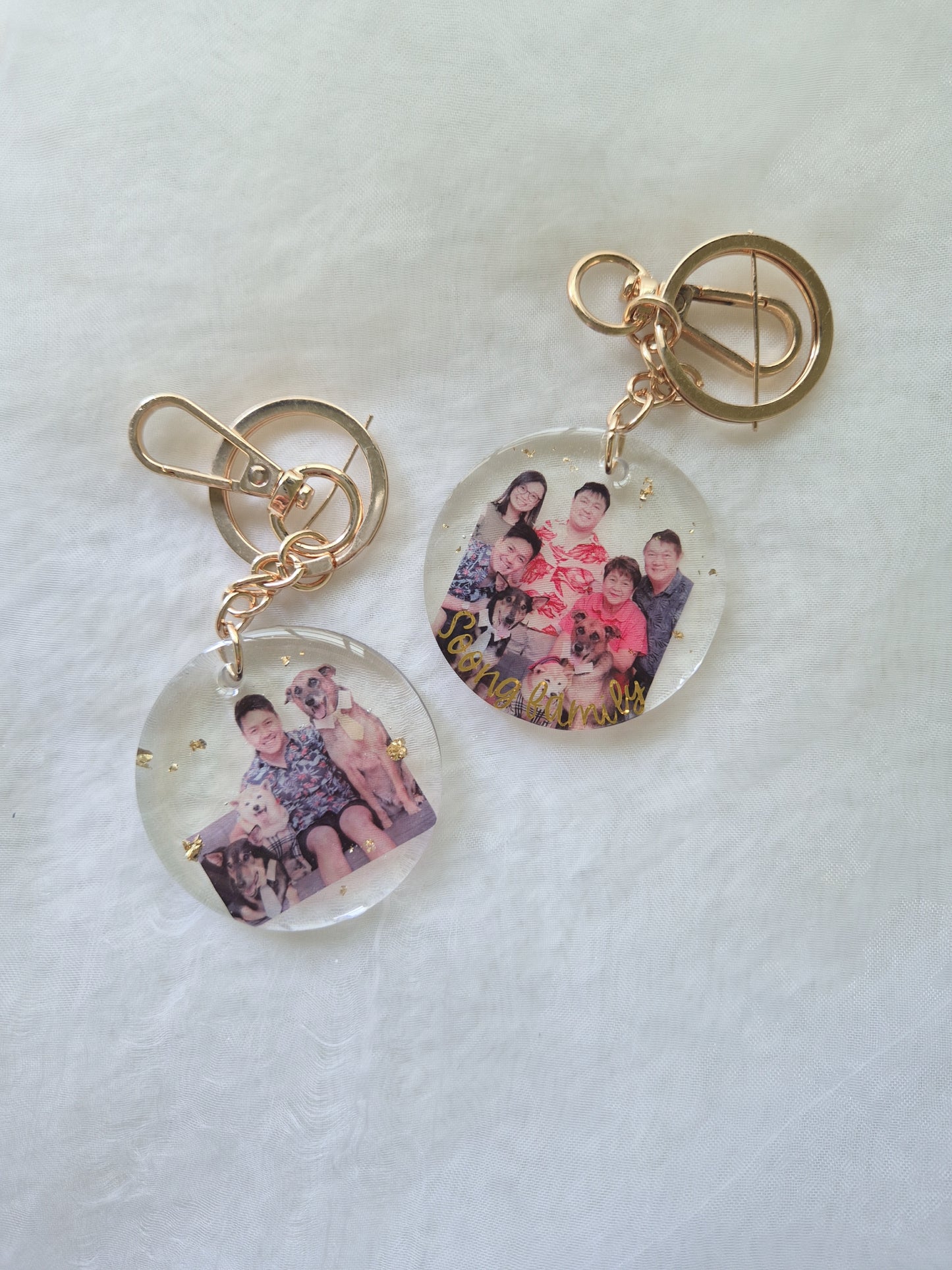 Customised Round Keychain